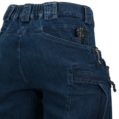 Short UTS URBAN TACTICAL 11" rip-stop en denim bleu Helikon-Tex® SP-UTK-DS-97 2