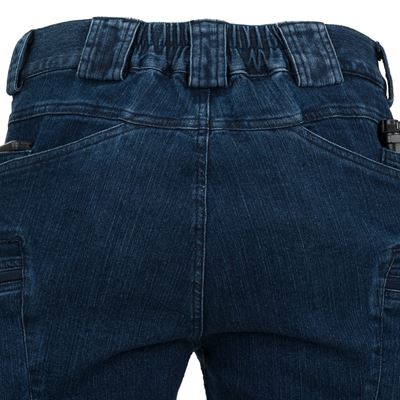 Short UTS URBAN TACTICAL 11" rip-stop en denim bleu Helikon-Tex® SP-UTK-DS-97 3