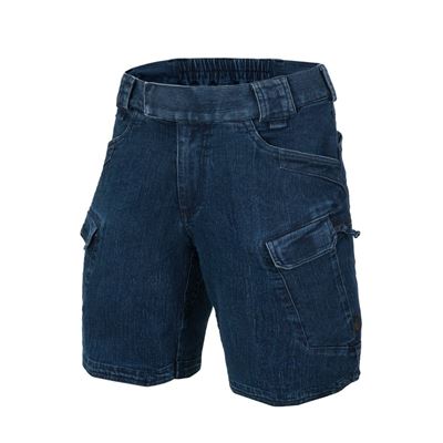 Short UTS URBAN TACTICAL® court 8,5" en denim bleu