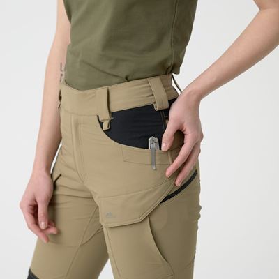 Pantalon femme OUTDOOR TACTICAL® softshell KHAKI/NOIR Helikon-Tex® SW-OTP-NL-1301A 3
