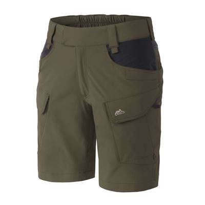 Short femme OTS® VersaStretch® Lite 8,5" court TAIGA GREEN/NOIR