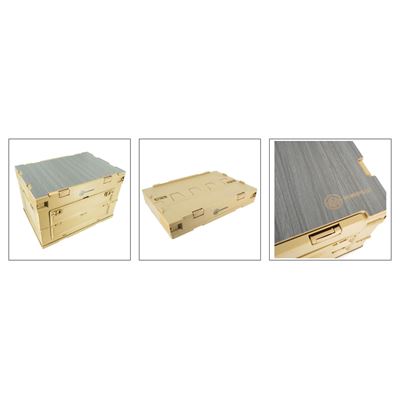 Caisse de rangement pliable Flexbox 50L SABLE BUSHPEAK SW10079.2 5