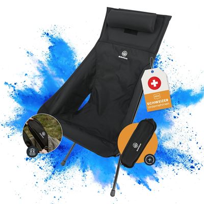 Chaise Wildscape haute, légère et pliable NOIRE