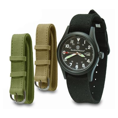 Montre MILITARY Smith&Wesson avec bracelets interchangeables NOIRS Smith & Wesson® SWW-1464-BL 2