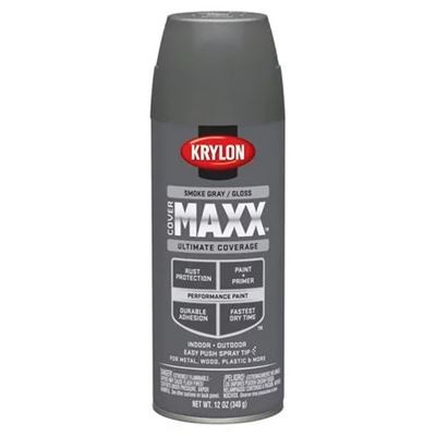 Couleur KRYLON COVERMAXX® spray de masquage GRIS BRILLANT