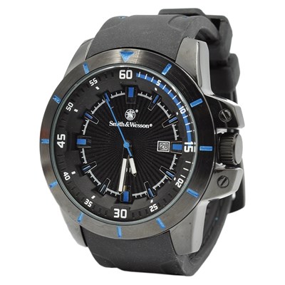 Montre TROOPER avec bracelet en caoutchouc BLEU