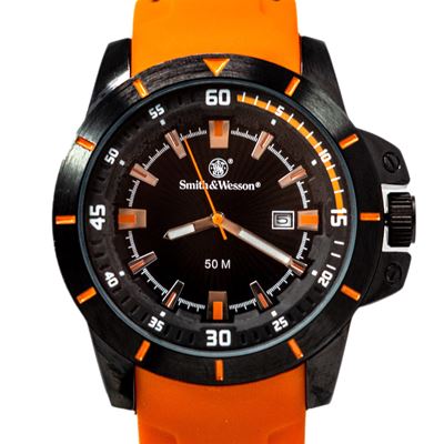 Montre TROOPER avec bracelet en caoutchouc ORANGE Smith & Wesson® SWW-397-OR 3