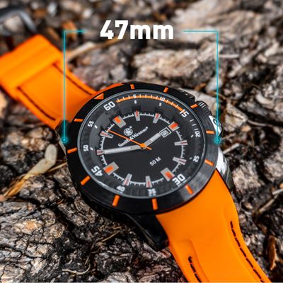 Montre TROOPER avec bracelet en caoutchouc ORANGE Smith & Wesson® SWW-397-OR 2