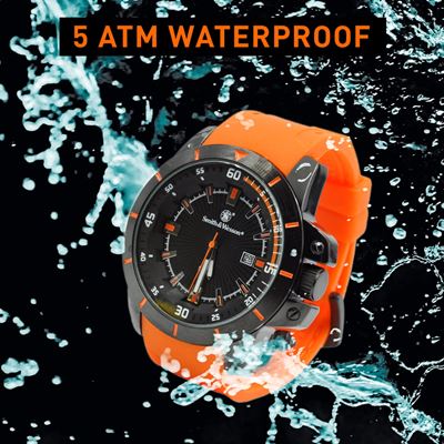 Montre TROOPER avec bracelet en caoutchouc ORANGE Smith & Wesson® SWW-397-OR 5