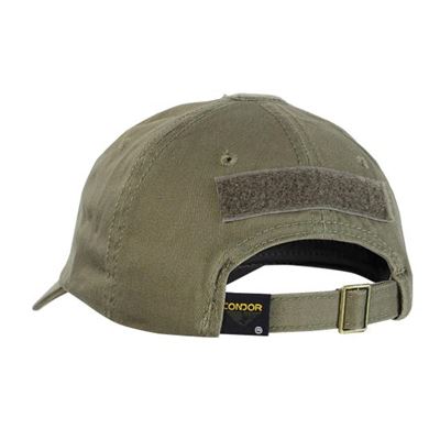 Casquette OPERATOR avec bandes velcro VERTE CONDOR OUTDOOR TC-001 2