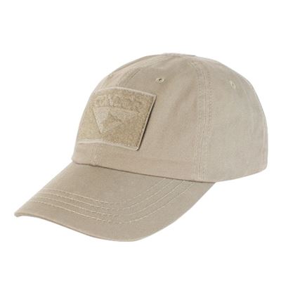 Casquette OPERATOR avec bandes velcro TAN