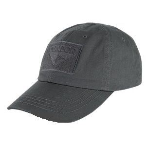Casquette OPERATOR avec bandes velcro GRISE