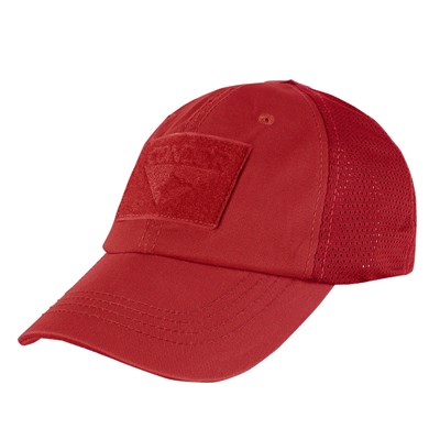 Casquette OPERATOR MESH avec bandes velcro ROUGE