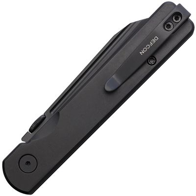 Couteau pliant OPERATOR à lame lisse NOIR  TD013BK 2