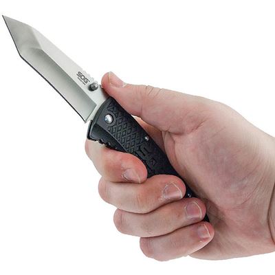 Couteau pliant TRACTION Lockback TANTO SOG TD1012-CP 3