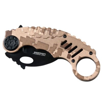 Couteau pliant KARAMBIT DIGITAL DESERT TAC-FORCE TF-620DM 2