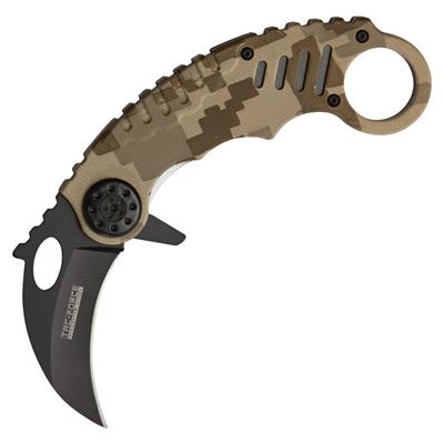 Couteau pliant KARAMBIT DIGITAL DESERT