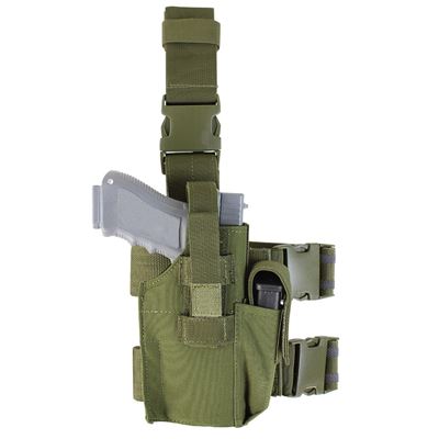 Étui de cuisse pour pistolet MOLLE VERT