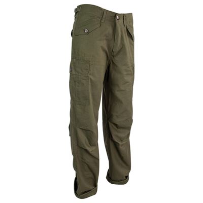 Pantalon M65 MILITARY STYLE rip-stop VERT HIGHLANDER TR065 2
