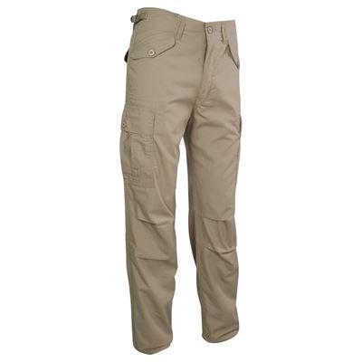 Pantalon M65 MILITARY STYLE rip-stop KHAKI HIGHLANDER TR065K 2