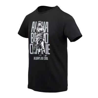 T-shirt ALFA BRAVO CHARLIE NOIR