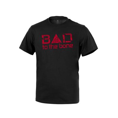 T-shirt BAD TO THE BONE NOIR
