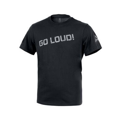 T-shirt DIRECT ACTION GO LOUD NOIR