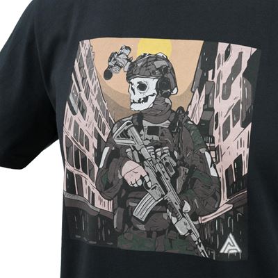 T-shirt SKELETON NOIR DIRECT ACTION® TS-SKTN-CTN-BLK 2