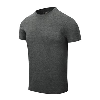 T-shirt SLIM NOIR/GRIS MELANGE