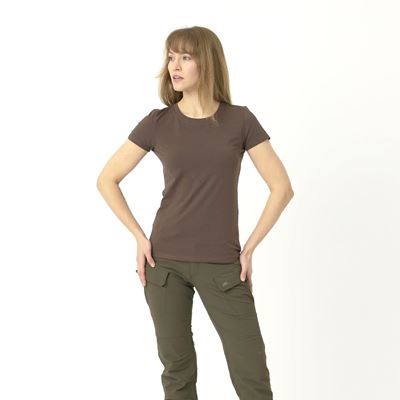 T-shirt femme ORGANIC SLIM EARTH BROWN Helikon-Tex® TS-TSW-OS-0A 6