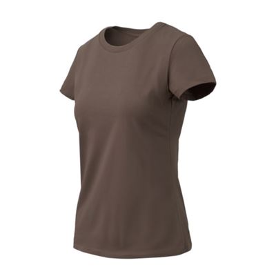 T-shirt femme ORGANIC SLIM EARTH BROWN
