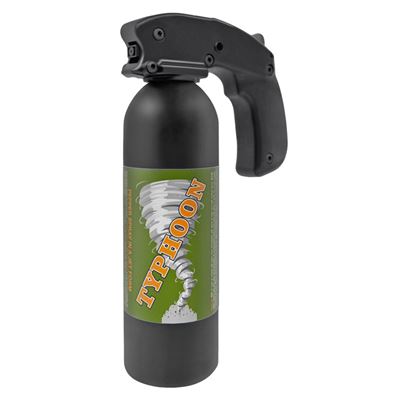 Spray de défense TAJFUN au poivre, jet puissant, 400 ml, portée 5 à 6 m