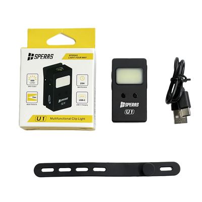 Lampe torche U1 RGB rechargeable, 500 lumens, 75 mètres, IP65 SPERAS U1-SP 5