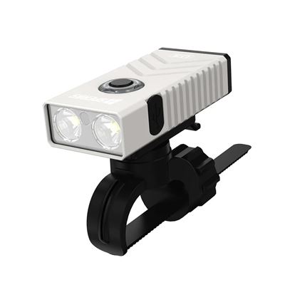 Lampe U3 RGB rechargeable à fixer sur un vélo, 700 lumens, 118 mètres, IP68 BLANC