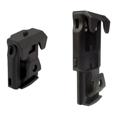 Clip universel pivotant en plastique pour ceinture NOIR