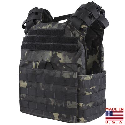 Gilet léger CYCLONE MOLLE porte-plaques MULTICAM BLACK®
