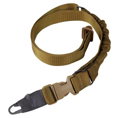 Sangle d'arme VIPER BUNGEE à point unique COYOTE BROWN