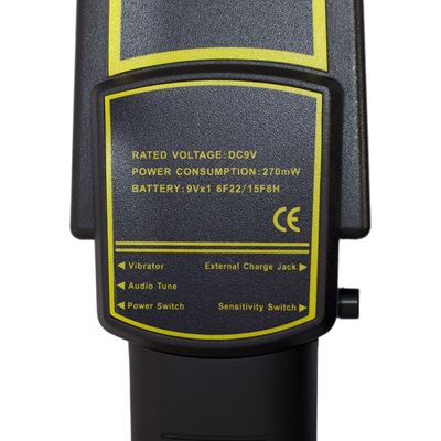 Détecteur de métaux HHSC manuel NOIR UZI UZI-HHSC-1 2