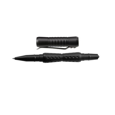 Stylo tactique DEFENDER CARBIDE 19 avec brise-vitre NOIR