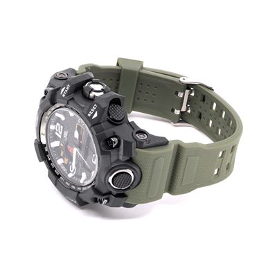 Montre SHOCK avec bracelet en caoutchouc VERT UZI UZI-W-1545-G 2