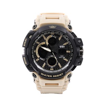Montre SHOCK avec bracelet en caoutchouc KHAKI