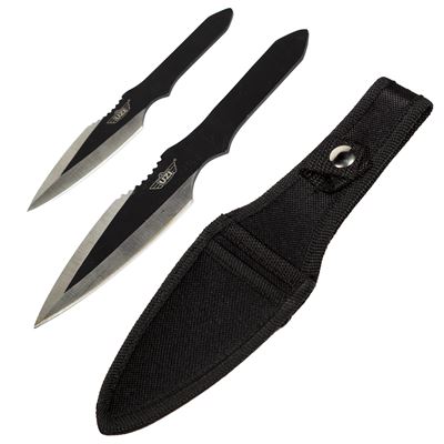 Set de 2 couteaux de lancer avec étui UZI UZK-TRW-002 4