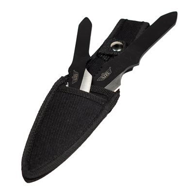 Set de 2 couteaux de lancer avec étui UZI UZK-TRW-002 2