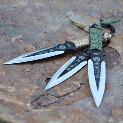 Set de 6 couteaux de lancer avec étui UZI UZK-TRW-006 2