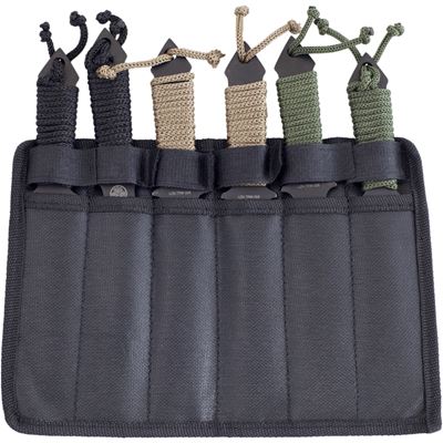 Set de 6 couteaux de lancer avec étui UZI UZK-TRW-006 3