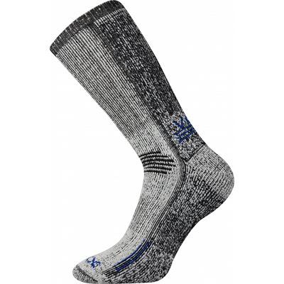 Chaussettes ORBIT en laine mérinos, COOLMAX® GRIS/BLEU