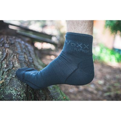 Chaussettes RADIK en laine mérinos avec ions d'argent GRIS FONCÉ VOXX V-1151-DG 3
