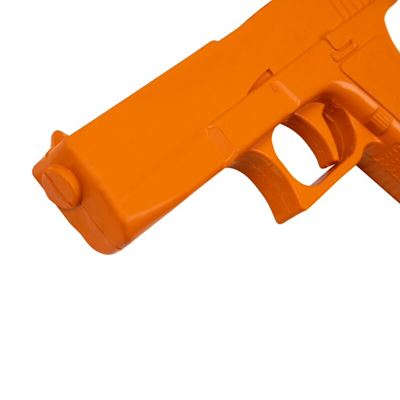 Maquette de pistolet d'entraînement GLOCK en caoutchouc ORANGE  V003550OR 3