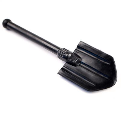 Maquette pelle d'entraînement en caoutchouc NOIRE