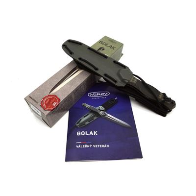 Couteau à lame fixe et étui KYDEX édition GOLAK MIKOV G-108-24 2